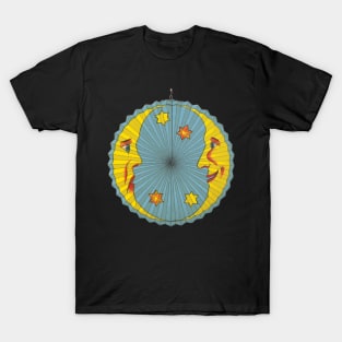 Two Moons and Stars Changing Season Transformation T-Shirt